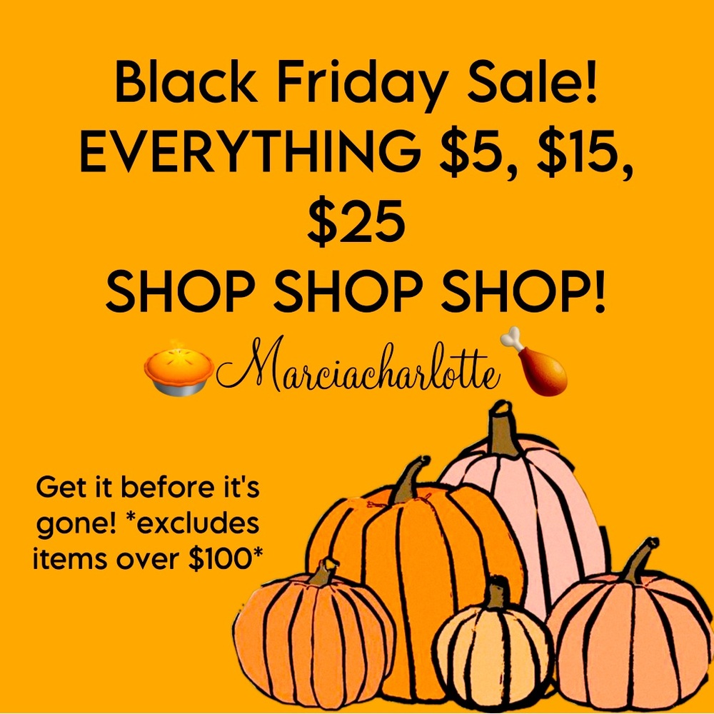 We are staring early! Come shop for the holidays! 🥧🎄🎉 BLACK FRIDAY SALE